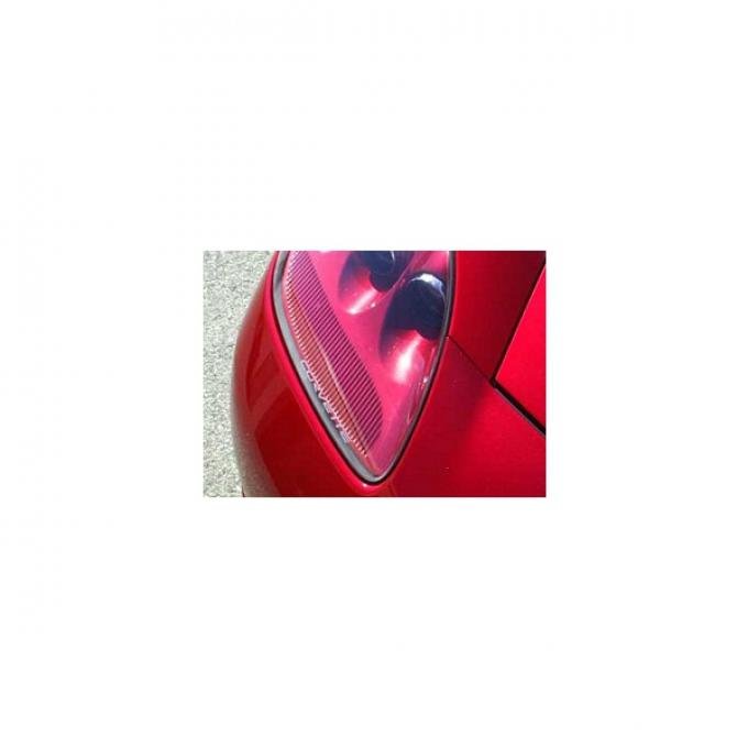 Corvette Headlight Decals, Etched "Glass Look", 2005-2013