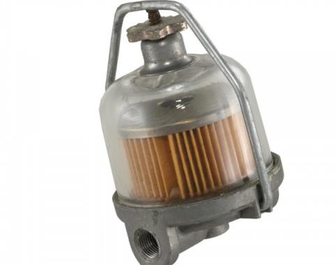 Chevy Fuel Filter Assembly, Glass Bowl, 1958-1972