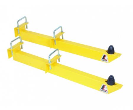 Classic Chevy Universal Traction Bar, Yellow Powder Coat, 1955-1957