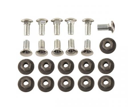 Redline Restomotive® 1970-1973 Chevrolet Camaro Front & Rear Bumper Mounting Bolt Set, Correct