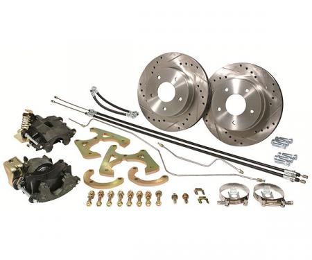 Chevy Truck Disc Brake Kit, Rear, 6 Lug, 1967-1970