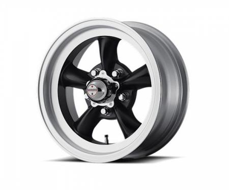 American Racing Torq-Thrust D Black Wheel W/ Machine Lip, 15X8