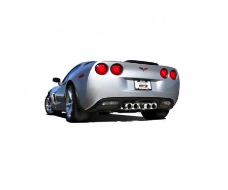 Corvette Mufflers, Borla, Touring Series, With Quad Round Tips, 2009-2010