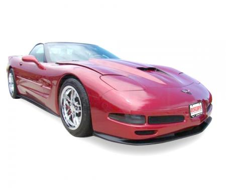 Corvette ZR1 Style Front Spoiler, Flat Black, 1997-2004