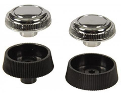 Camaro Radio Knob Set, For Cars With Mono Radio, 1967-1968