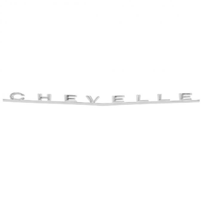 Trim Parts 66 Chevelle Trunk Emblem, Malibu, Chevelle, Each 4314