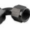 Mr. Gasket -6 an 90 Degree Swivel Hose End, Black 229006-BL