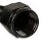 Mr. Gasket -6 an 90 Degree Push-on Hose Ends, Black 209006-BL