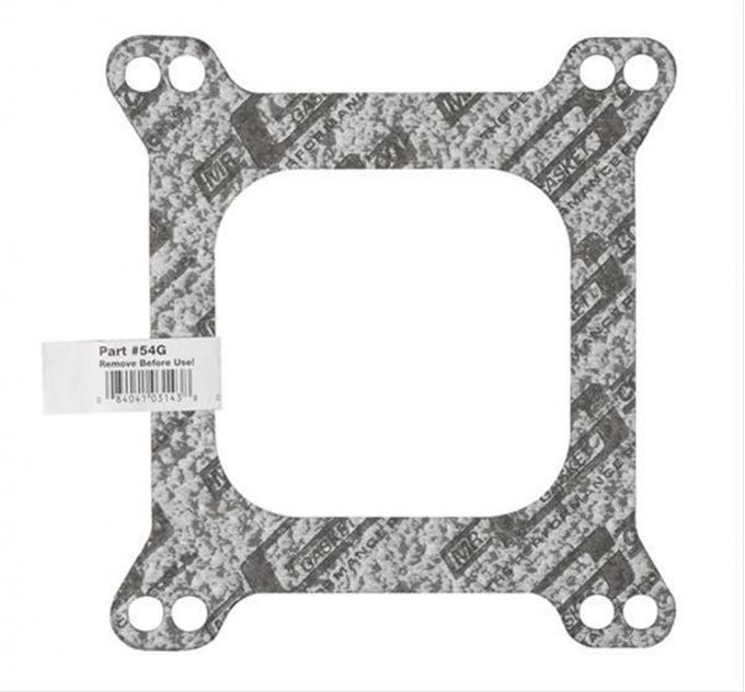 Mr. Gasket Performance Carburetor Base Gasket, Open Center, Bulk Packaged with UPC Label 54G