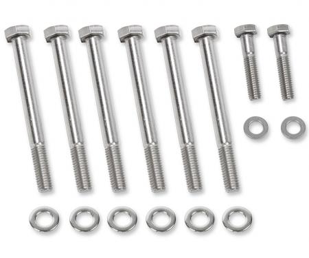 Mr. Gasket Water Pump Bolt Set, Polished Stainless Steel 60931G