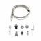 Mr. Gasket Throttle Cable Kit, Stainless Steel Braided 5657