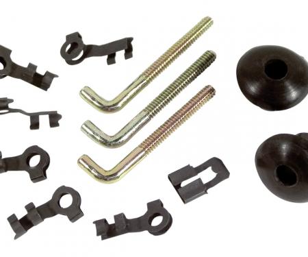 Corvette Door Lock Control Rod Rebuild Kit, 1968-1977