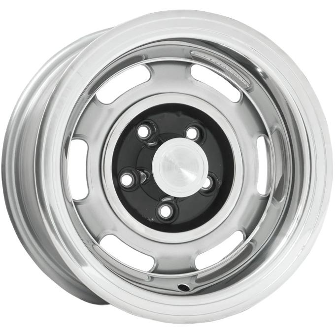 Wheel Vintiques 14x6 Pontiac Rallye I Silver  5x4.75" bolt  4.25" backspace 59-4634044