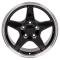 OE Replica Wheels CV01 - 17" Replica Wheel CV01 Fits Chevrolet Corvette - ZR1 Rim 17x9.5 Black Wheel CV01-17095-5475-56BM