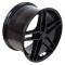 OE Replica Wheels CV07A - 17" Replica Wheel CV07A Fits Chevrolet Corvette - C6 Z06 Rim 17x9.5 Black Wheel CV07A-17095-5475-54B