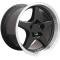 OE Replica Wheels CV01 - 17" Replica Wheel CV01 Fits Chevrolet Corvette - ZR1 Rim 17x11 Black Wheel CV01-17110-5475-50BM