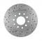 Leed Brakes Rear Disc Brake Kit with Drilled Rotors and Black Powder Coated Calipers BRC1003X