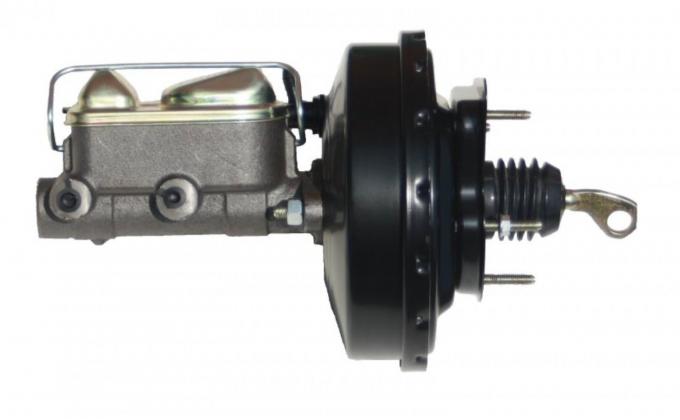 Leed Brakes 9 inch power brake booster with bracket, 1 inch bore master cylinder (Black) 034