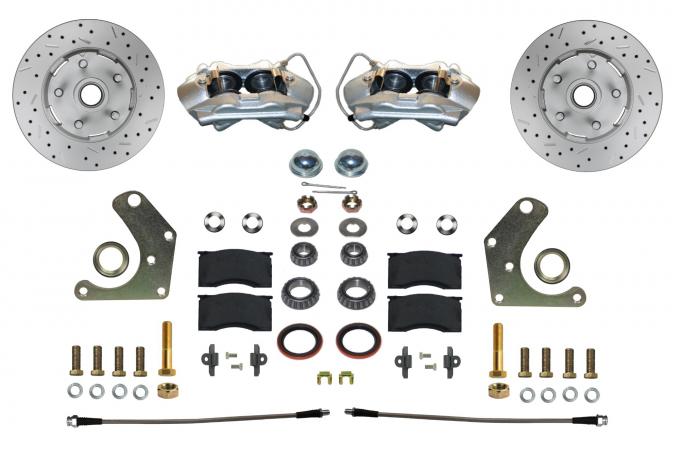 Leed Brakes Spindle Kit with Drilled Rotors and Zinc Plated Calipers FC2003SMX