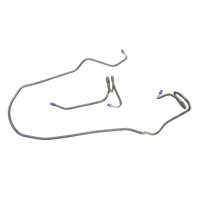 1971-80 Camaro Firebird Power Disc, Right & Left Front Brake Lines, 2pc OE