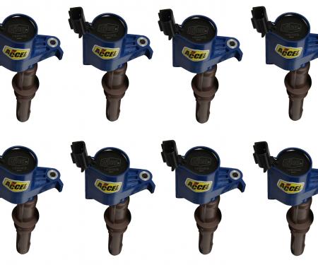 Accel Igntion Coil, Super Coil, 2008-2014 Ford 4.6L/5.4L/6.8L 3-Valve Engine , Blue, 8-Pack 140033EB-8