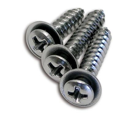 Redline Restomotive® 1968-1977 Chevrolet Corvette 3 Piece Lower Steering Column Cover Screw Set