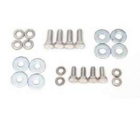 Chevy Hood Hinge Bolt & Washer Installation Kit, 1955-1956