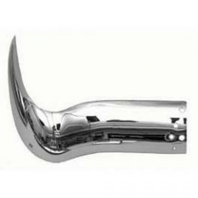 Chevy Bumper End, Rear, Left, 1955