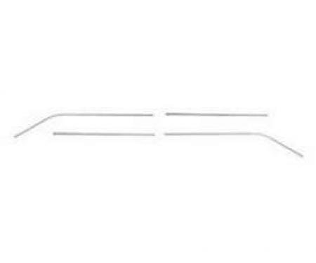 Chevy Interior Side Panel Trim Set, Stainless Steel, 210 2-Door Sedan, 1955