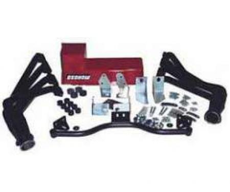 Chevy Big Block Mark IV Installation Kit, Deluxe, TH400 Automatic Transmission, With Black Painted Headers, 1955-1957