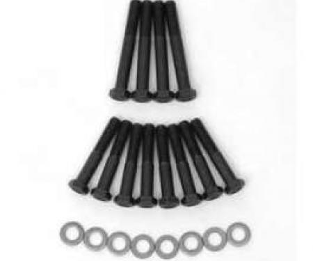 Chevy Exhaust Manifold Bolt Set, Small Block, 1957