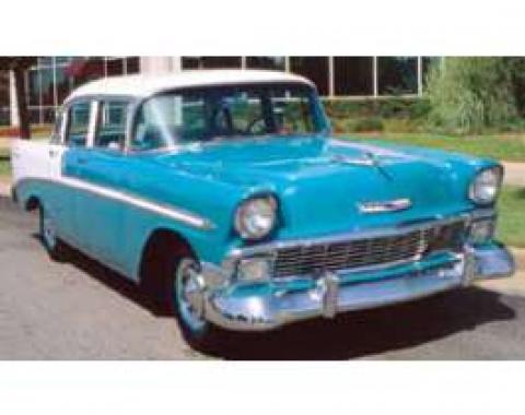 Chevy Windshield, Clear, Sedan Or Wagon, 1955-1956