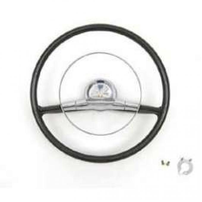 Chevy Steering Wheel, 15, With Horn Ring, Bel Air 210, 1957