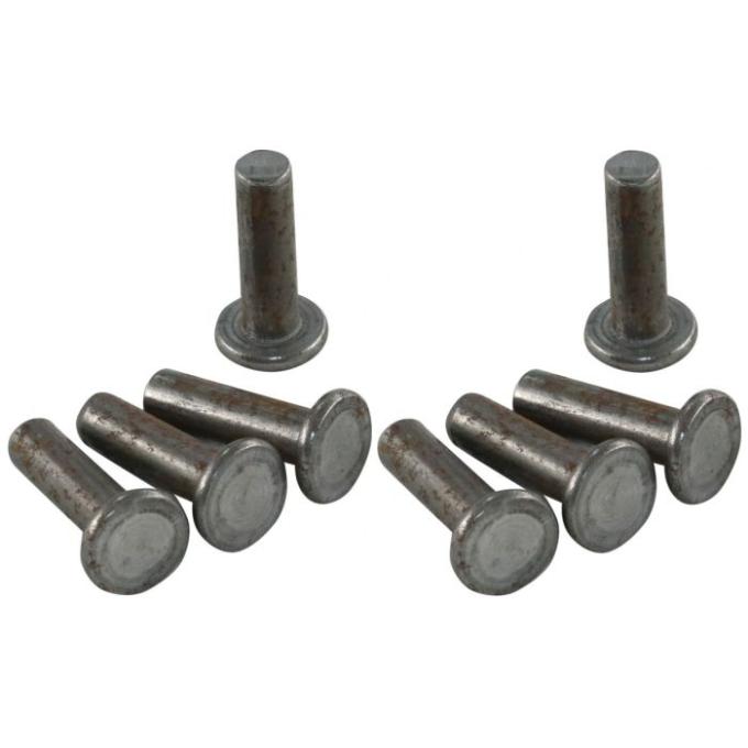 Redline Restomotive® 1967-1974 Camaro / Firebird / Nova 8 Piece Upper Control Arm Ball Joint Rivet Set