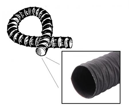 Dennis Carpenter Defroster Hose 1 3/4" I.D. - 1939-70 Ford Truck, 1935-50 Ford Car 8H-18556-B