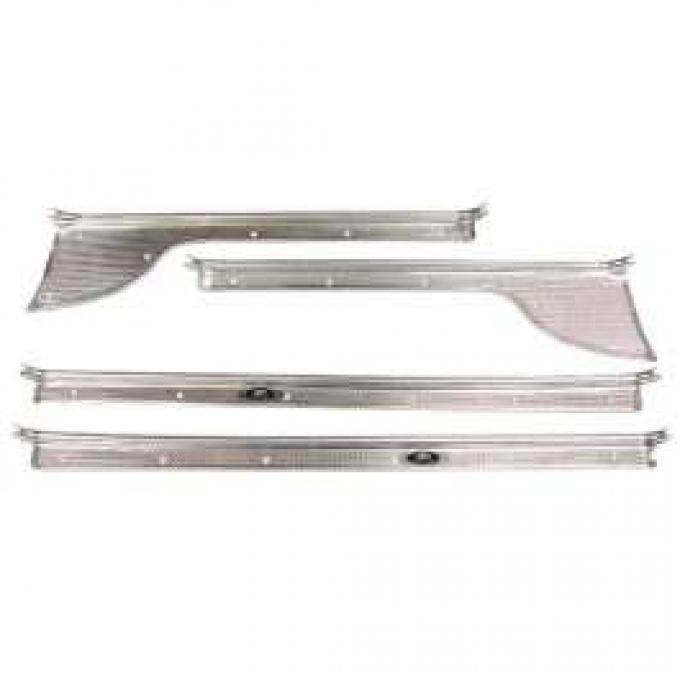 Chevy Door Sill Plate Set, 4-Door Sedan & Wagon, 1949-1952