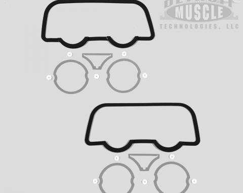 Detroit Muscle Technologies Taillight Gaskets, 68 Dodge Charger BCH6868TL01