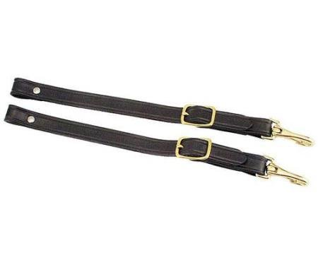 Top to Windshield Straps Brass Buckle T-3876-TWREB