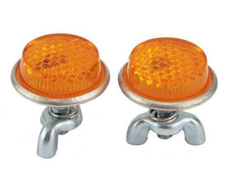 Amber Reflector License Bolts A-13409