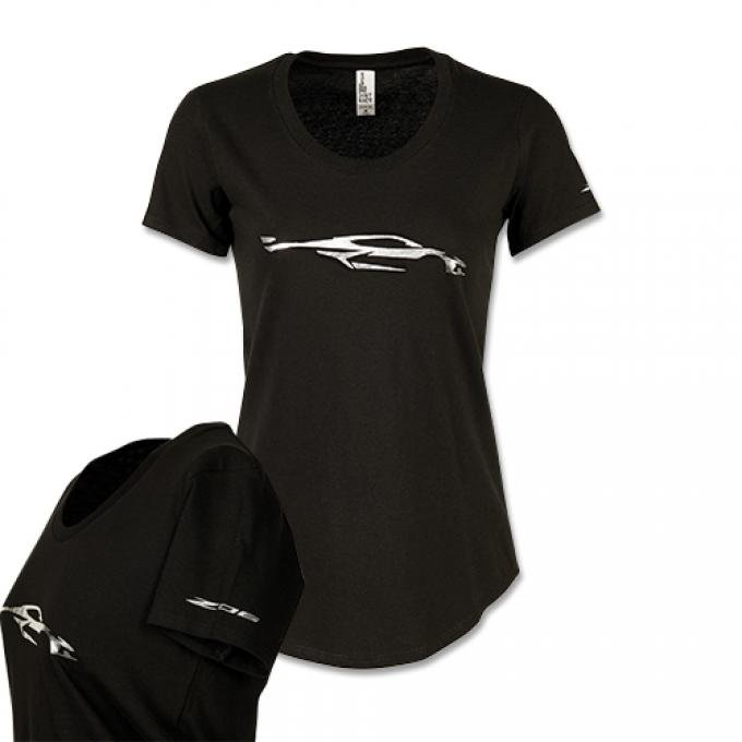 Ladies 2022 Z06 Corvette Foil Gesture T-Shirt