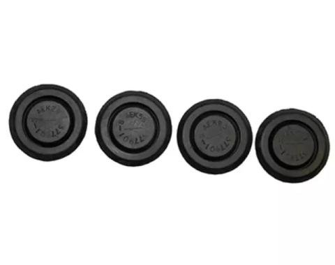 Redline Restomotive® 1963-1966 Ford Thunderbird 4 Piece Rubber Front Seat Plug Set for Front Seat Mounting Holes