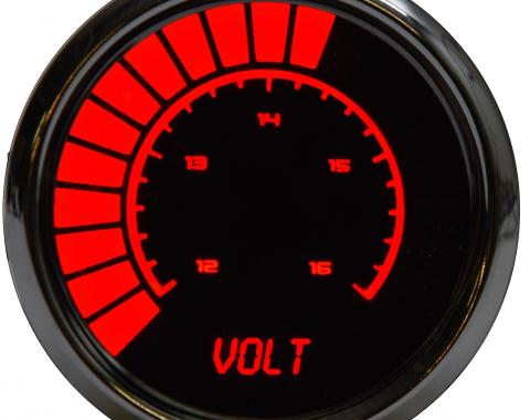 Intellitronix Voltmeter Analog LED Bargraph Chrome BS9015