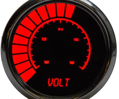 Intellitronix Voltmeter Analog LED Bargraph Chrome BS9015