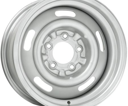 Wheel Vintiques 15x7 Corvette Style Rallye Silver  5x4.75" bolt  4.50" backspace 30-5734042