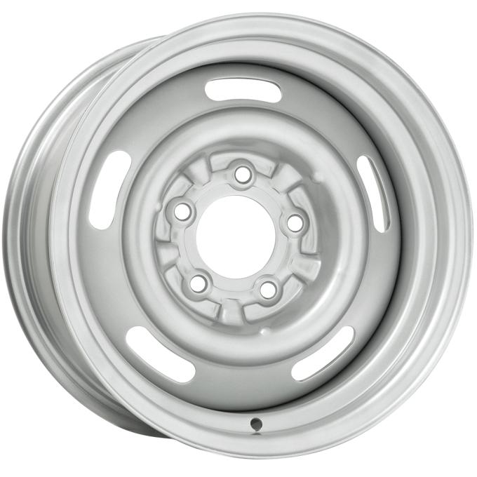 Wheel Vintiques 15x8 Corvette Style Rallye Silver  5x4.75" bolt  4.50" backspace 30-5834042