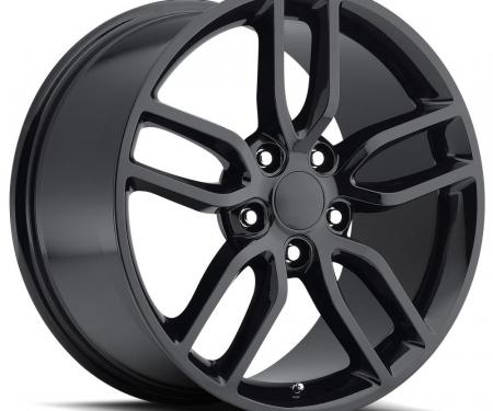 Factory Reproductions C7 Corvette Wheels 19X8.5 5X4.75 +56 HB 70.3 2015 Corvette Style 26 Z51 Gloss Black With Cap FR Series 26 26985563402