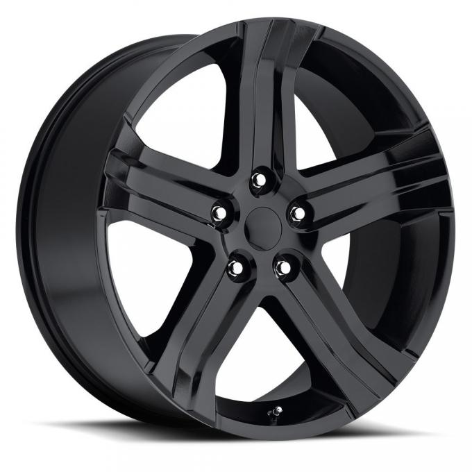 Factory Reproductions Ram 1500 Wheels 22X9 5X5.5 +20 HB 77.8 2013 Dodge Ram Rt Gloss Black With Cap FR Series 69 69290205502