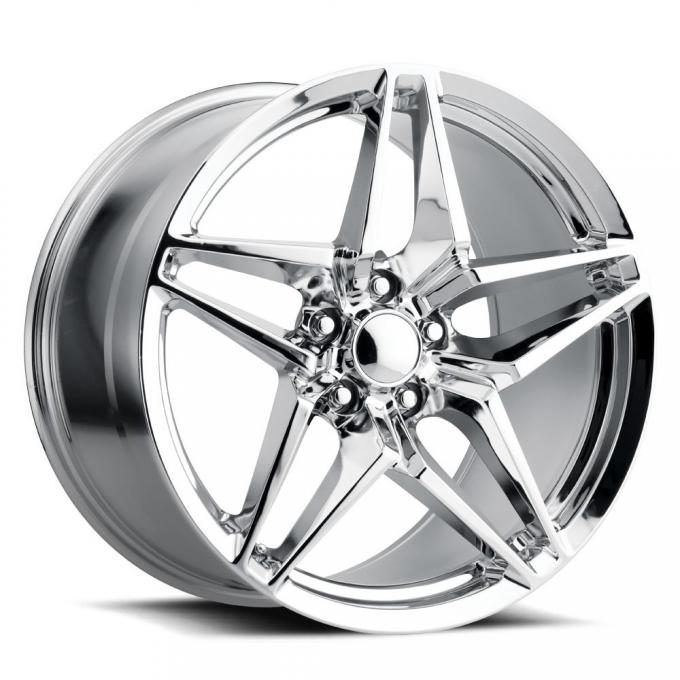 Factory Reproductions Corvette ZR1 Wheels 19X10 5X4.75 +40 HB 70.3 C7 ZR1 Chrome With Cap FR Series 29 29910403401