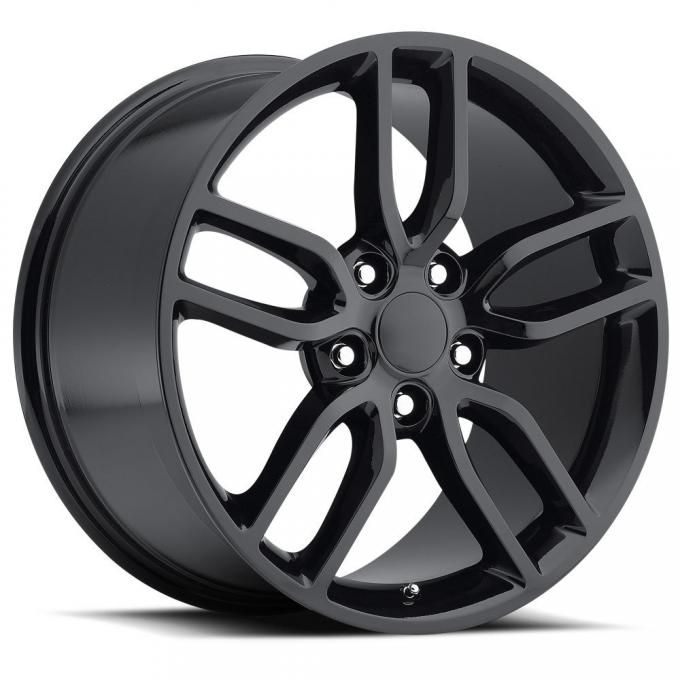 Factory Reproductions C7 Corvette Wheels 19X8.5 5X4.75 +56 HB 70.3 2015 Corvette Style 26 Z51 Gloss Black With Cap FR Series 26 26985563402