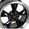 Machined Lip Black Replica Wheels fit Ford Mustang (Bullitt style) 17x8